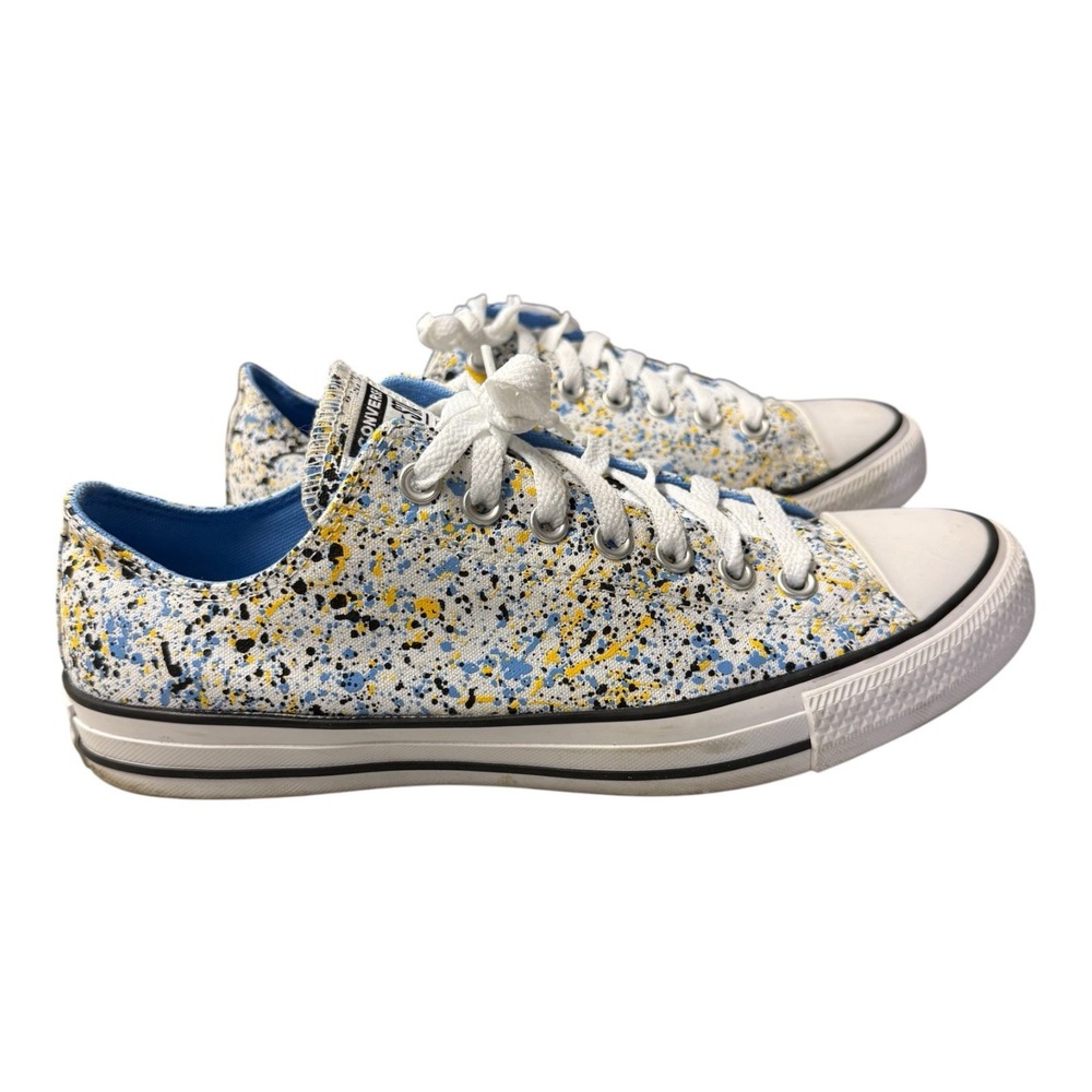 Converse Chuck Taylor All Star Paint Splatter Sneakers Men's 9 Women's 11